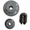 Lt Shackle Insulator And Guy Insulator - Porcelain, 50/90mm, Brown/white, 5 Kn Load, 1100v, Glazed Finish