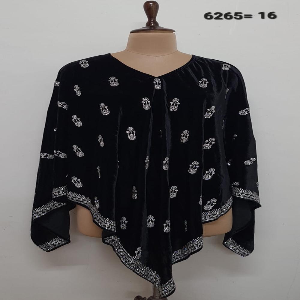 Velvet swasrosvki work ponchos