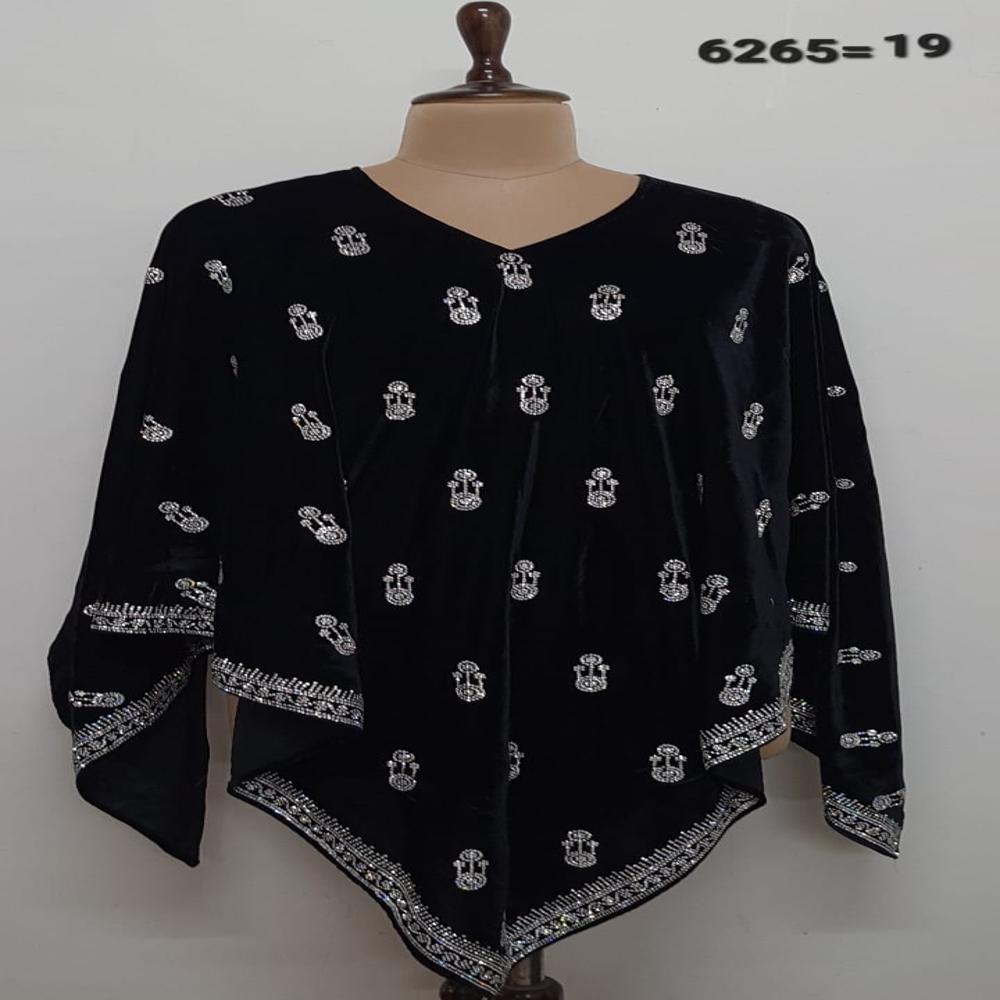 Velvet swasrosvki work ponchos