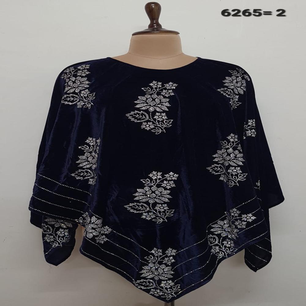 Velvet swasrosvki work ponchos
