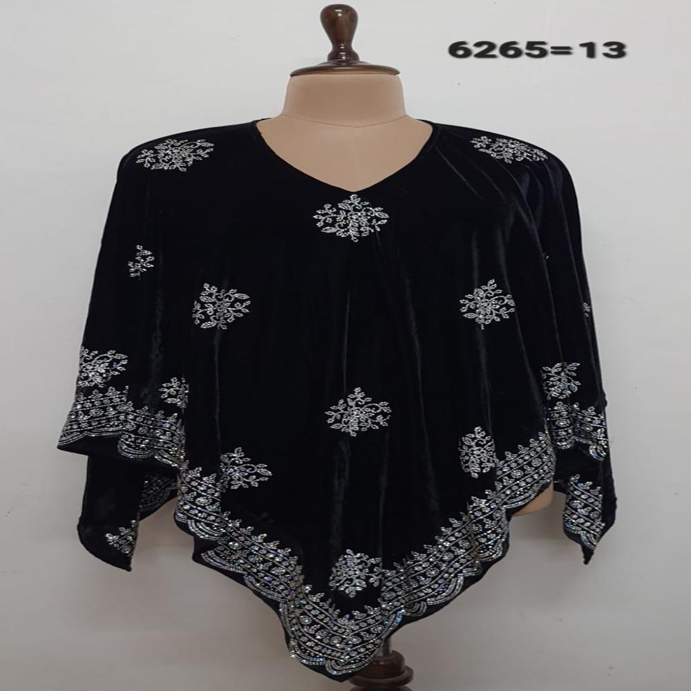 Velvet swasrosvki work ponchos
