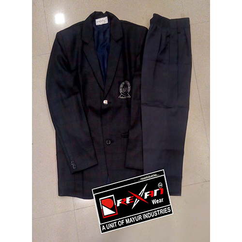 Full Sleeve School Uniform Blazer And Pant Set