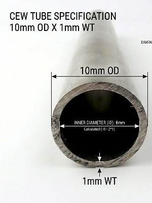 10mm OD X 1mm THICKNESS
