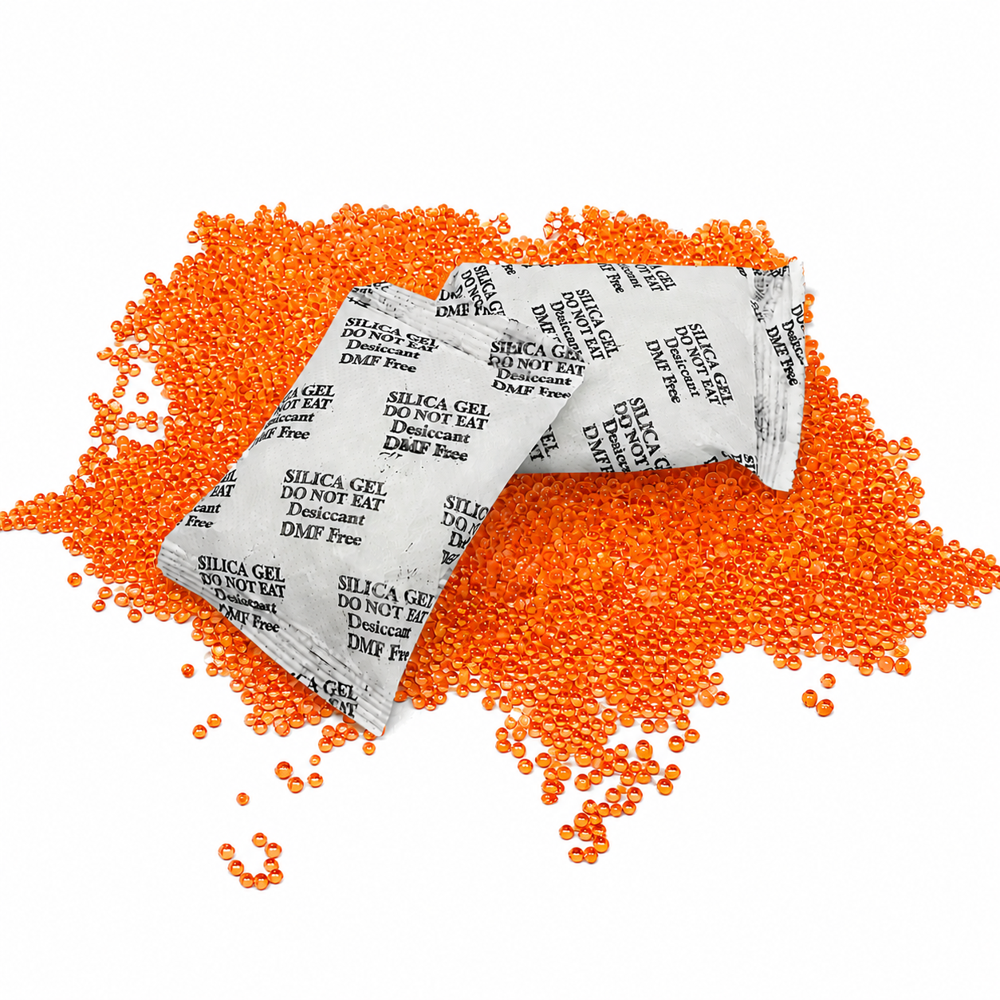 Silicagel Orange Beads 20 & 25 Gm Pouch