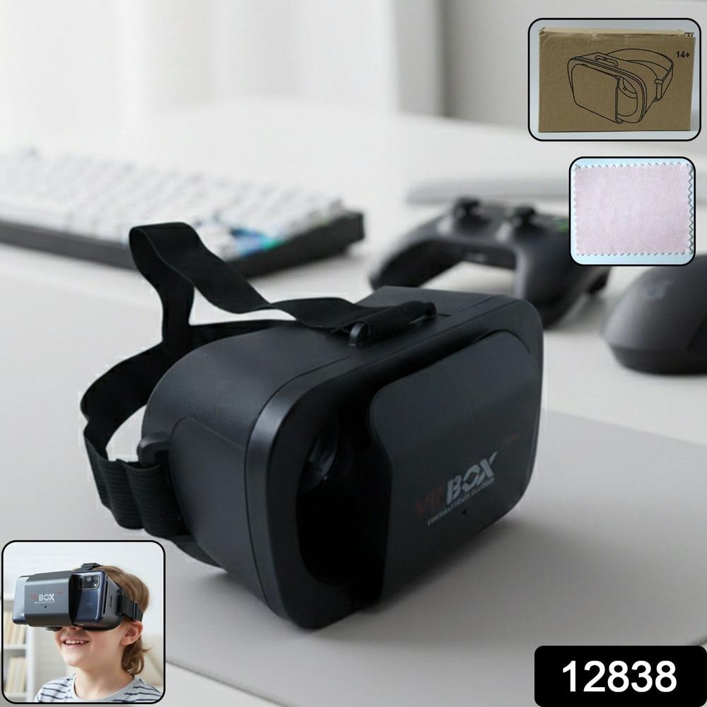 Virtual Reality Box Headset, Vr Box (1 Pc) - Color: Mix