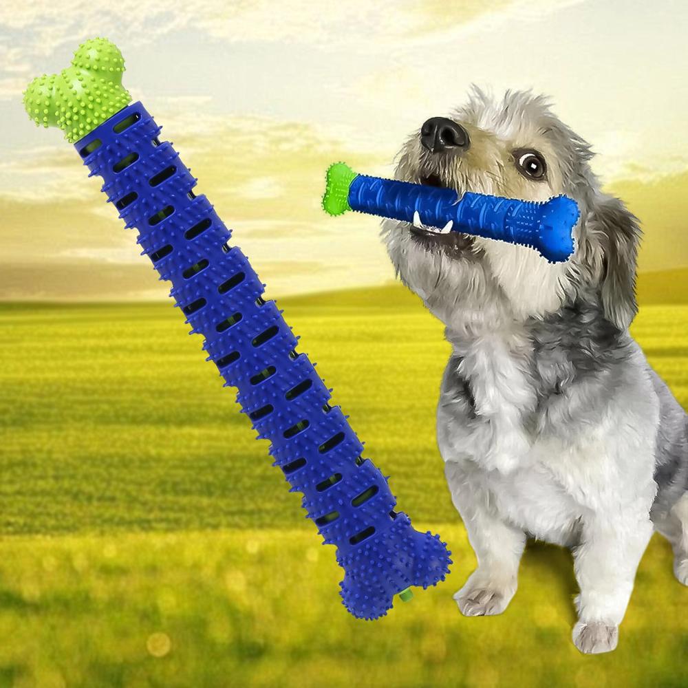 Dog Tooth Brush Puppy Chew Toothbrush Stick Teeth Cleaning Dental Toys (1 Pc) - Color: Mix