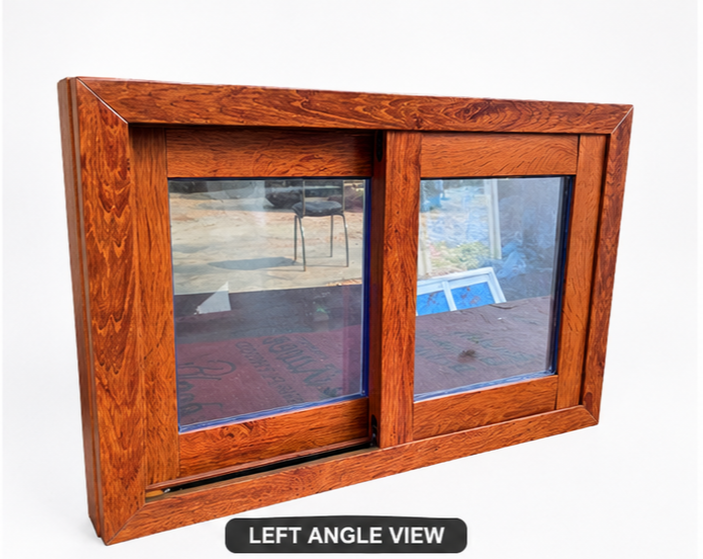 18 Gauge Aluminium 2 Track Sliding Window