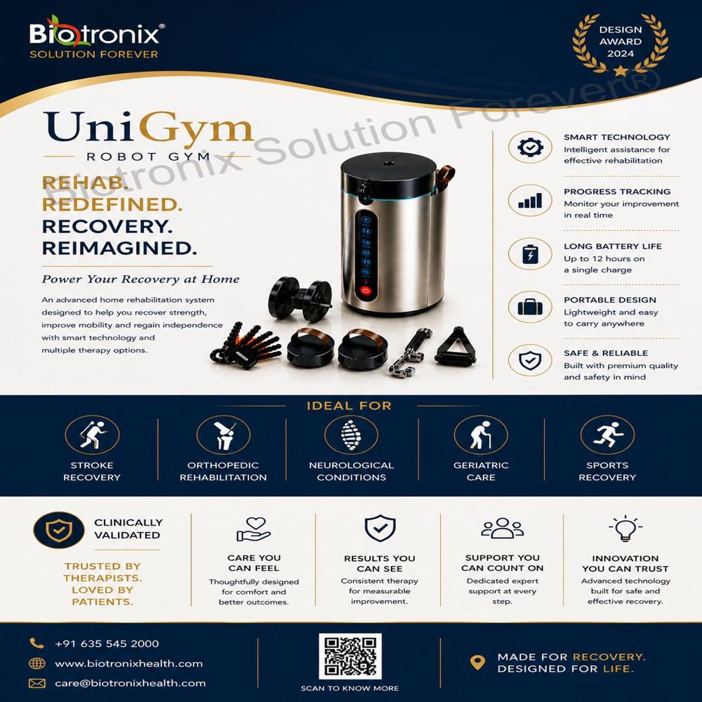 UniGym Robotic Rehabilitation Therapy System for Home and Clinical Use