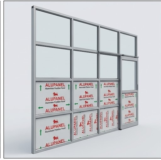 18 Gauge Aluminium Office Partition