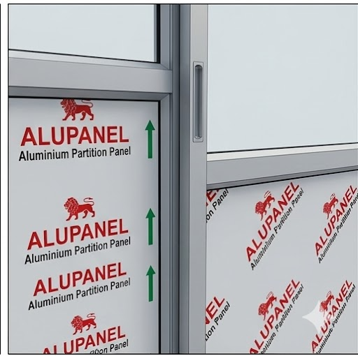 18 Gauge Aluminium Office Partition