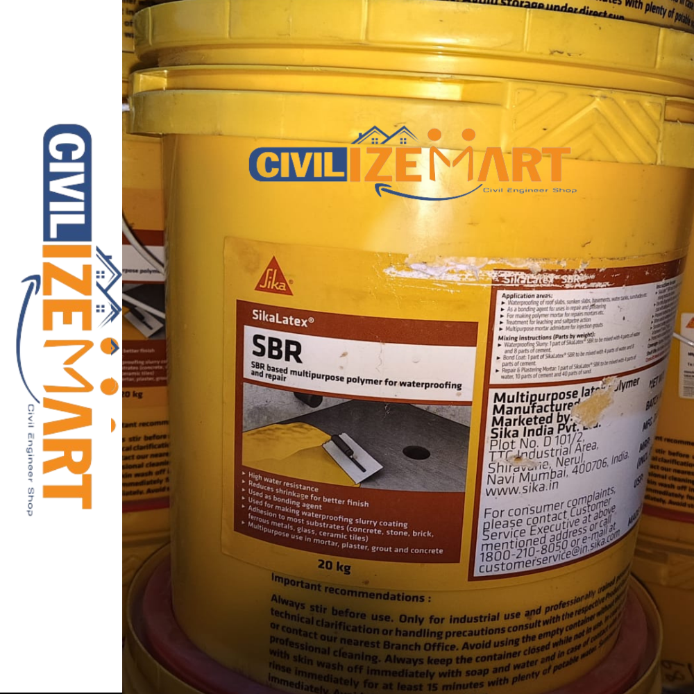 SIKA - Site Batch Mortars - SikaLatex SBR - Multipurpose Polymer for Waterproofing