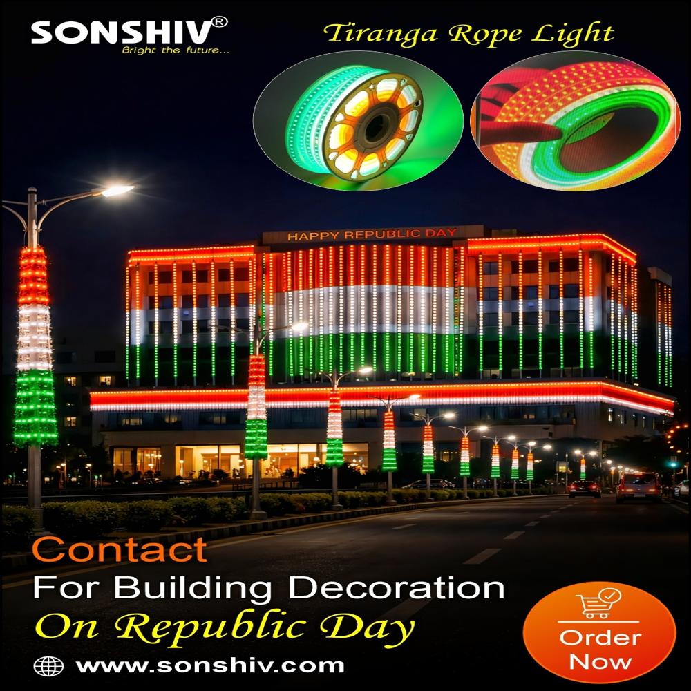 LED TIRANGA ROPE LIGHT