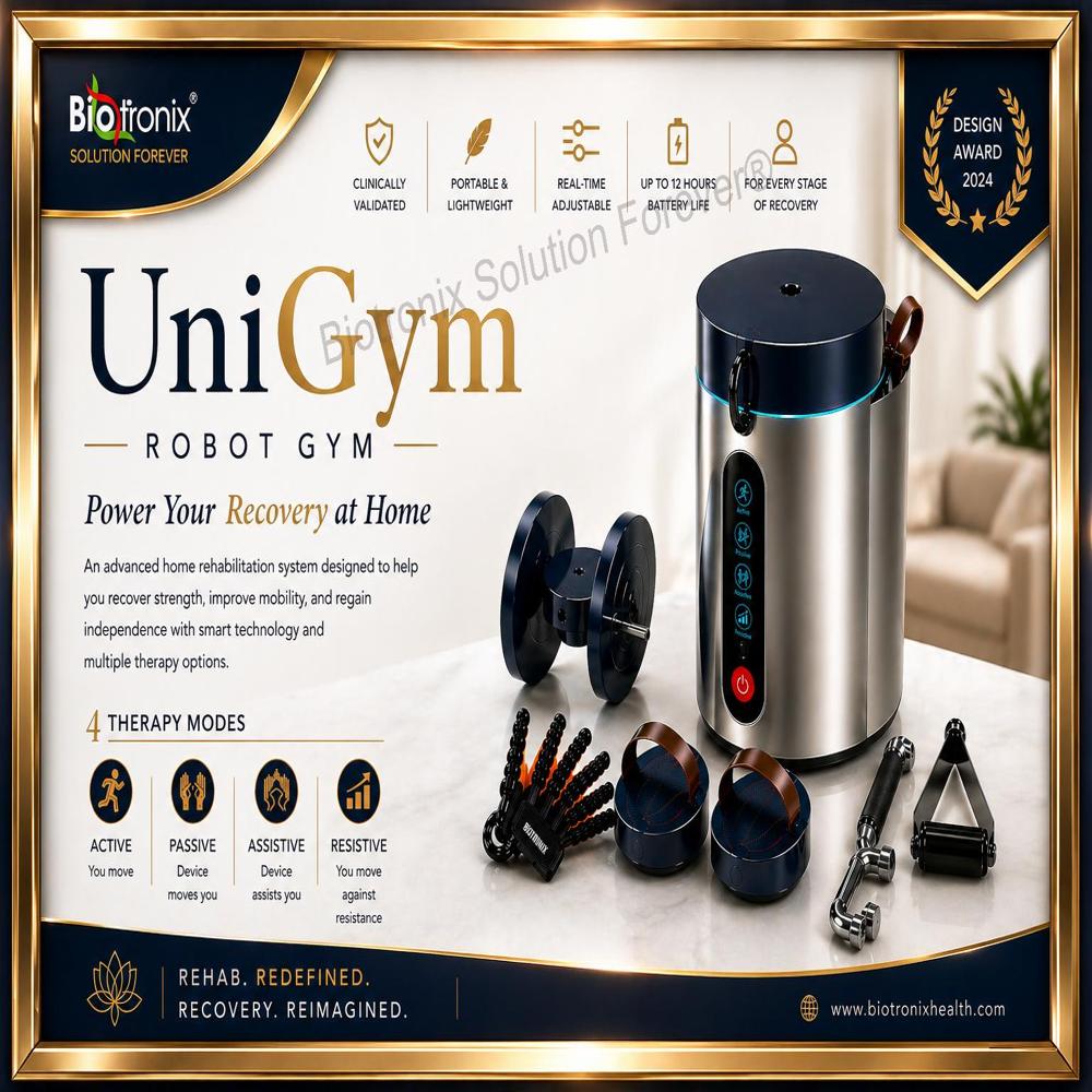 UniGym Smart Physiotherapy Robot for Hand Leg and Joint Rehabilitation