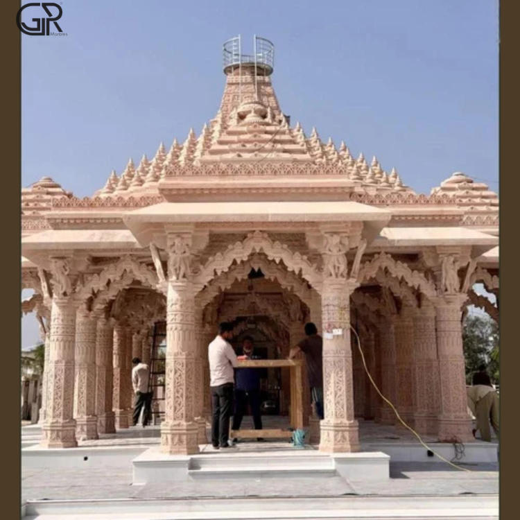 Large Sandstone Temple Construction
