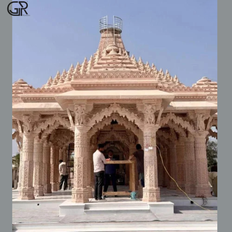 Large Sandstone Temple Construction