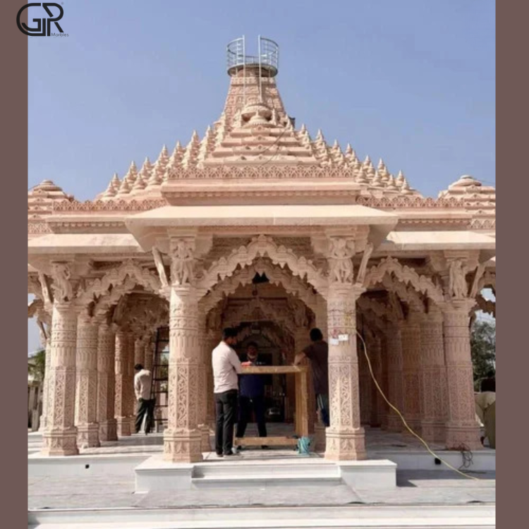 Large Sandstone Temple Construction