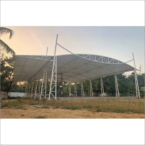 Fabric Membrane Structures - Aluminum Frame, Modular Design, White Color | Easily Assembled, Ideal For Auditoriums, Car Parking, Walkways, And Gazebos