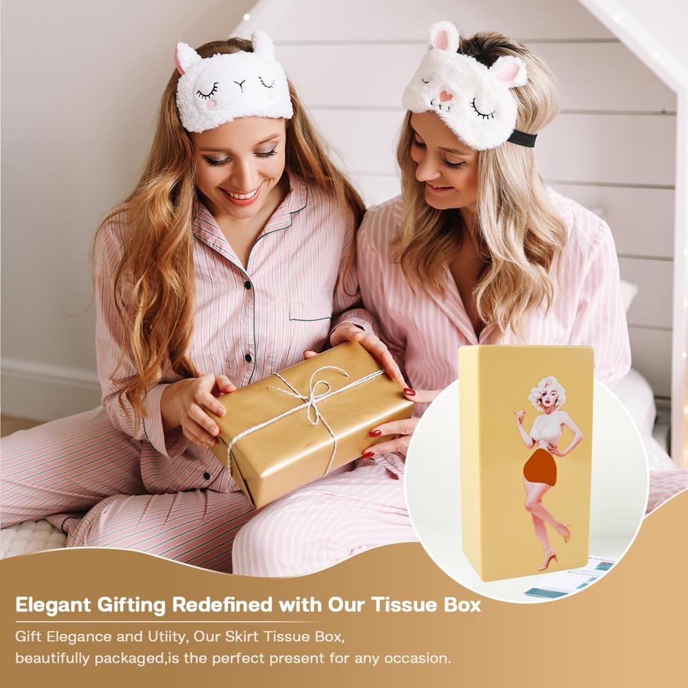 Plastic Creative Tissue Dispenser Box (1 Pc) - Color: Mix