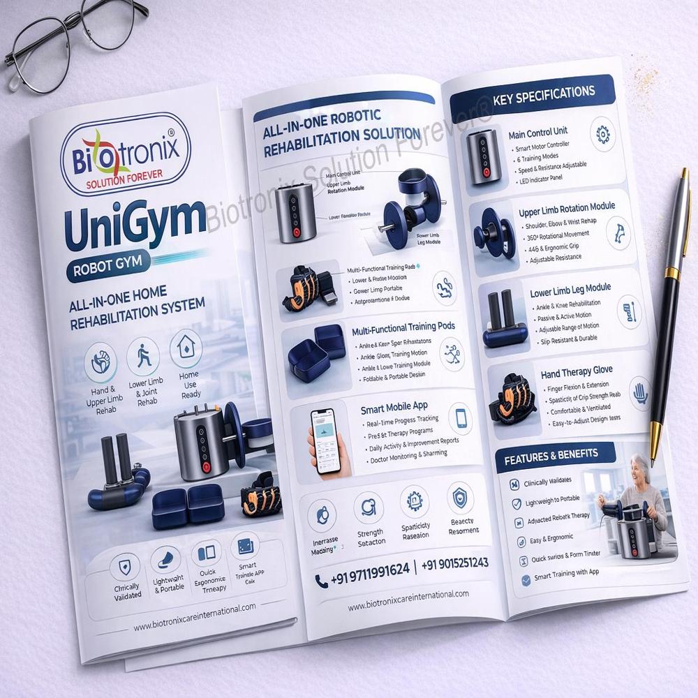 UniGym Advanced Robot Gym Machine for Stroke Rehabilitation
