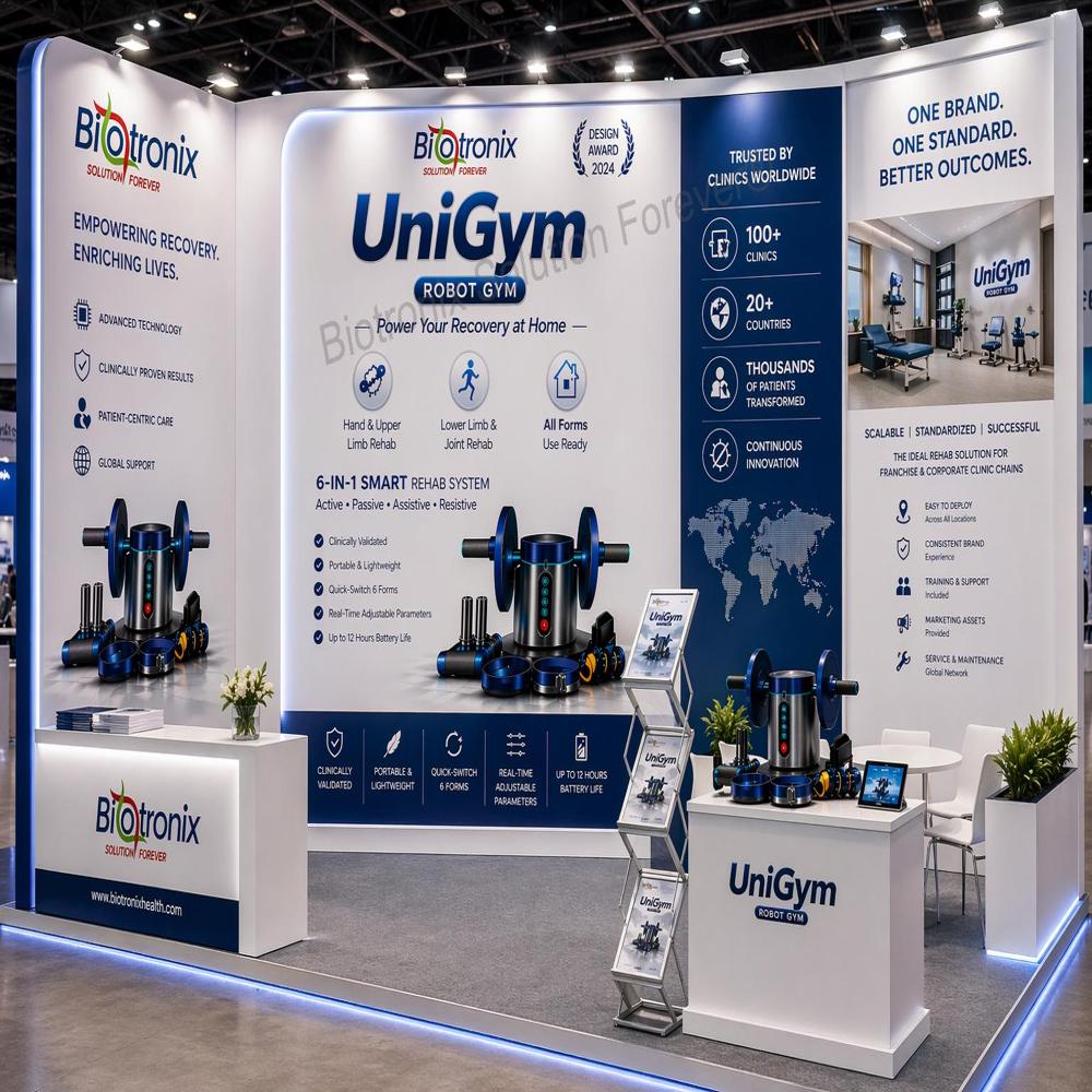 UniGym Advanced Robot Gym Machine for Stroke Rehabilitation