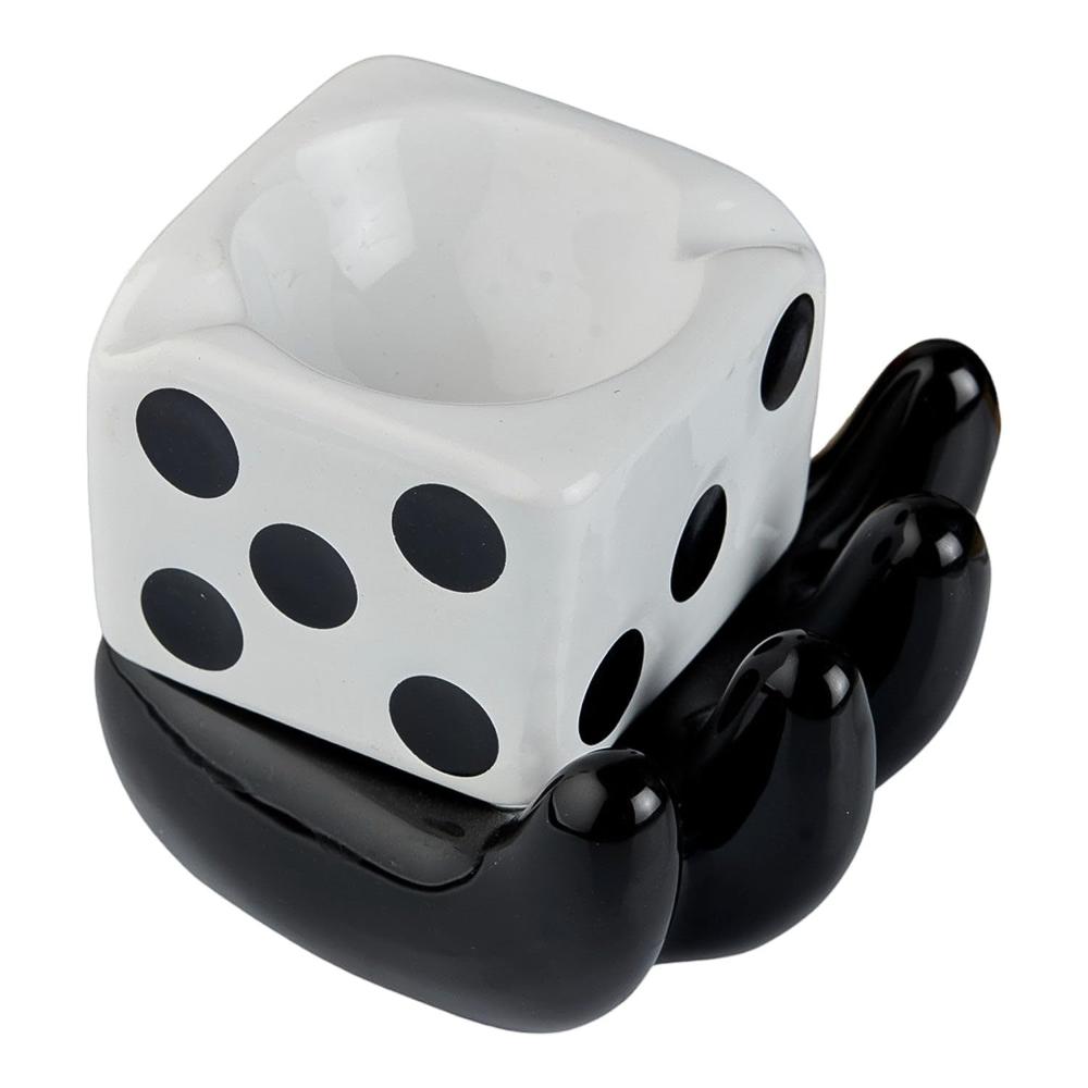 Colourful Smoking Ceramic Ashtray with Retro Vibes