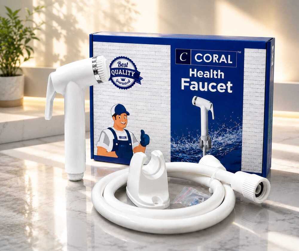 Coral Abs Plastic Health Faucet - Feature: Multi-Flow Spray