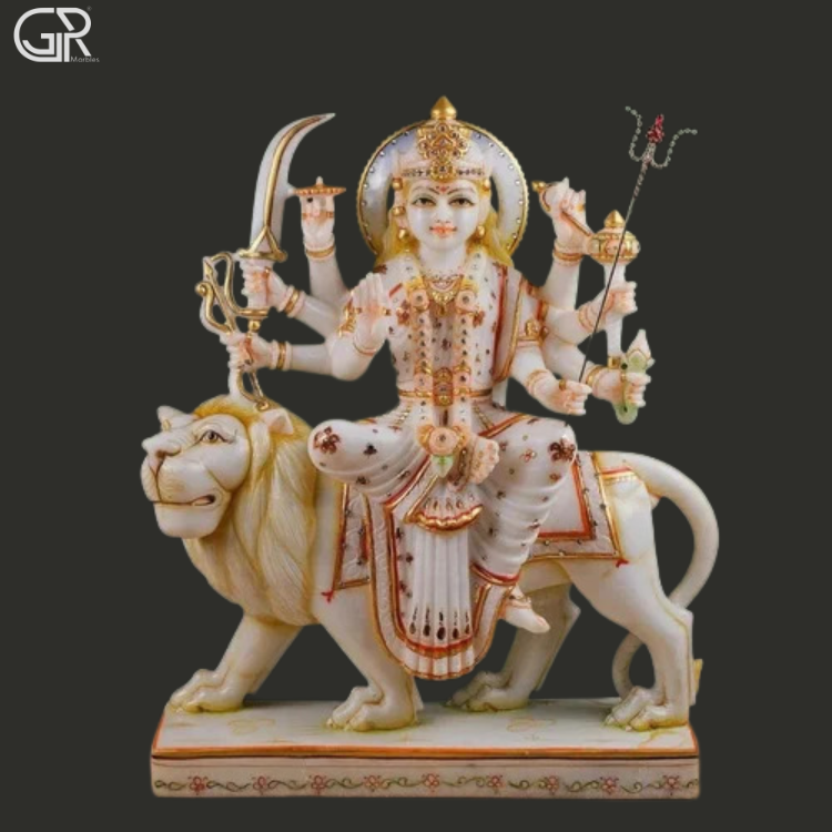 White Marble Goddess Statue