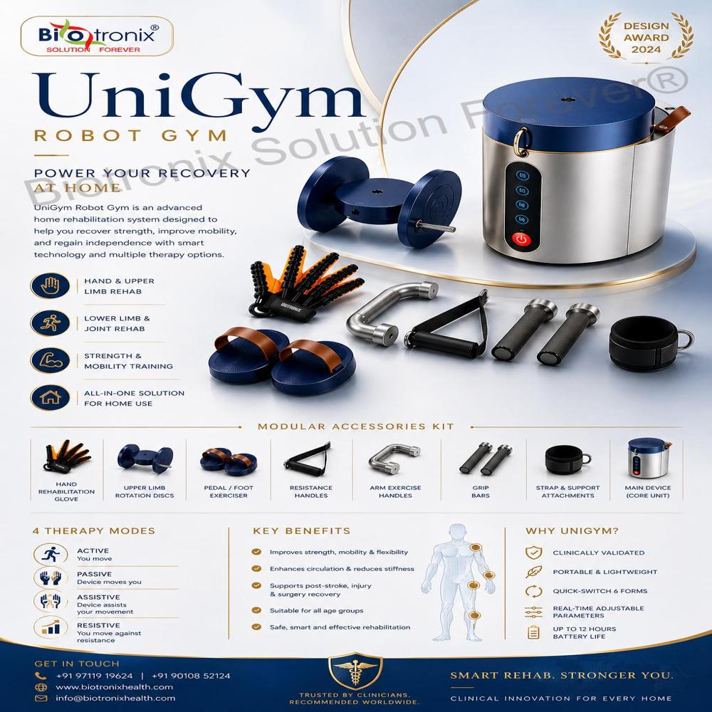 UniGym Motorized Rehabilitation Device for Upper Lower Limb Therapy