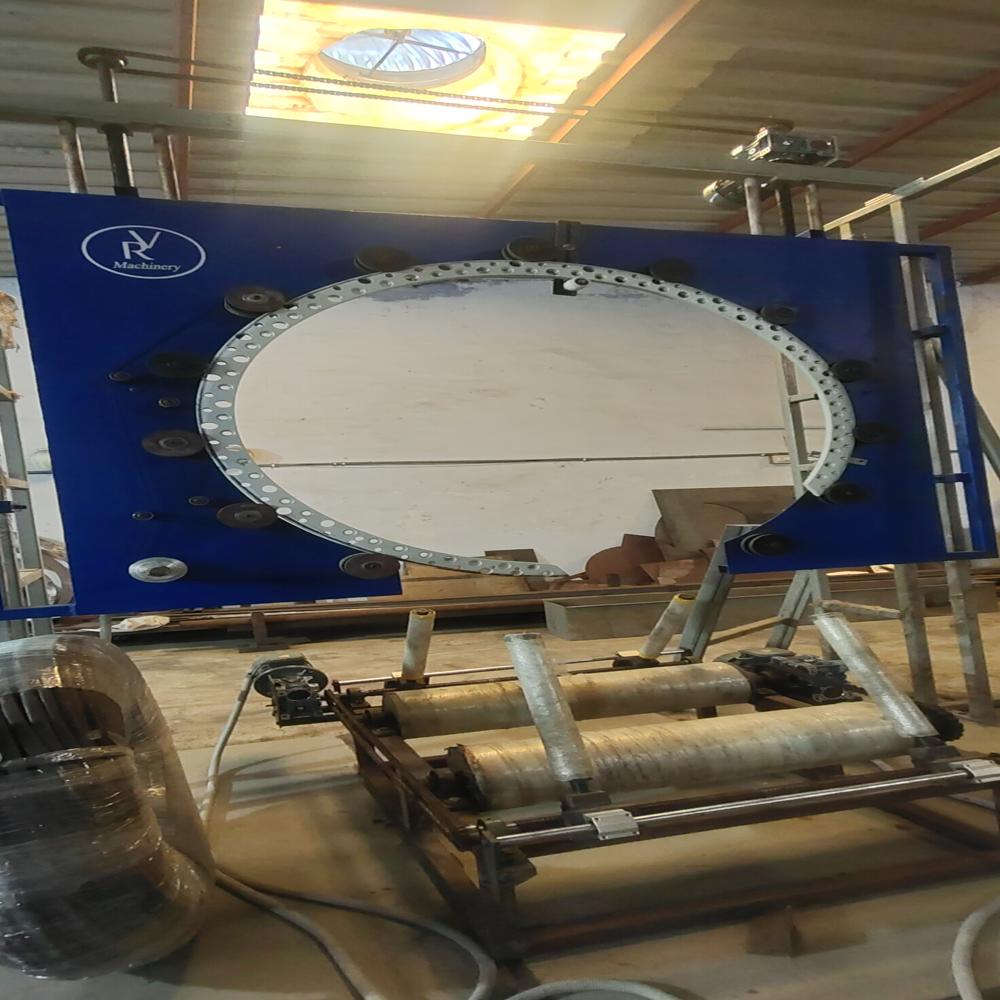 Vertical Coil Wrapping Machine with Ring Up-Down System
