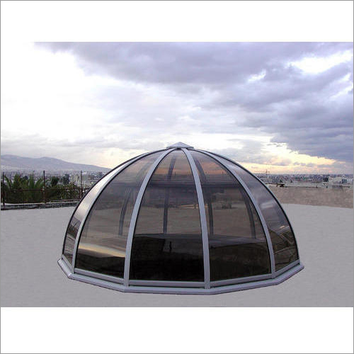 Polycarbonate Half Dome Structure - Color: Black