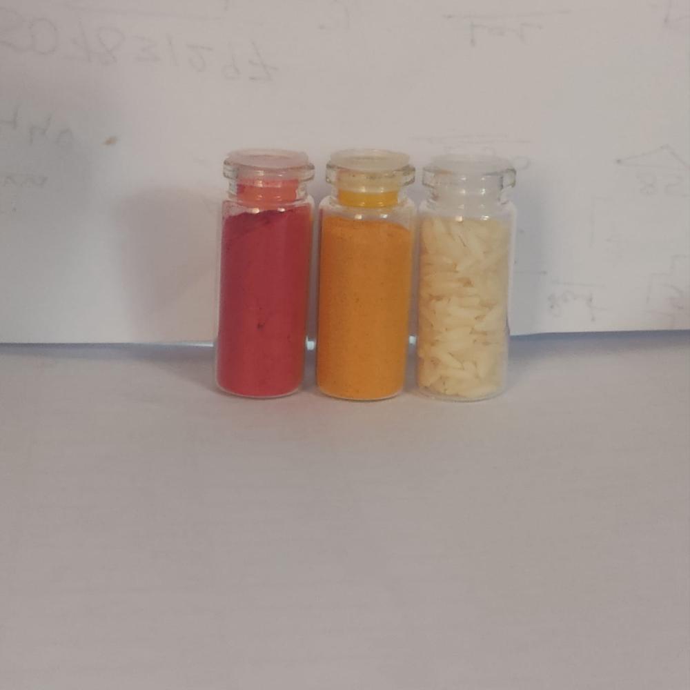 Mini Roli Chawal Haldi Kumkum Bottles