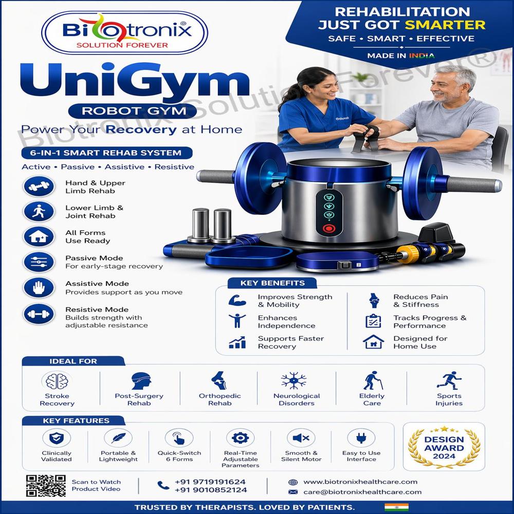 UniGym Smart Physical Therapy Robot Gym for Daily Recovery Training