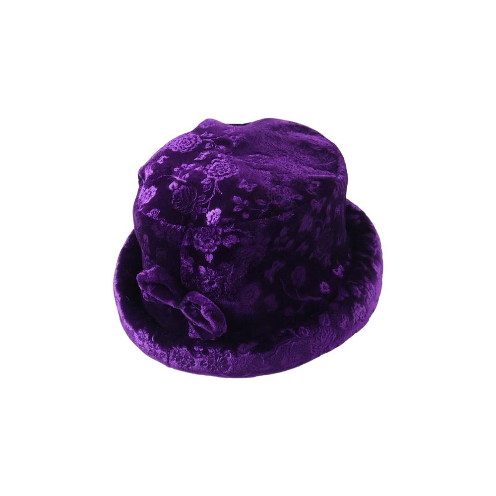 Premium Velvet Designer Bucket Hat Cap for Women (1 Pc)