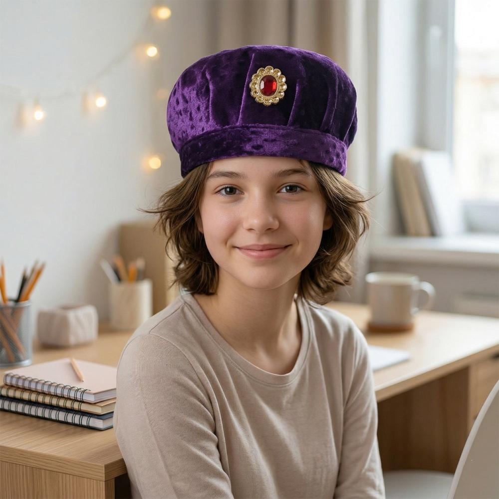 Premium Traditional Style Soft Velvet Cap (1 Pc)