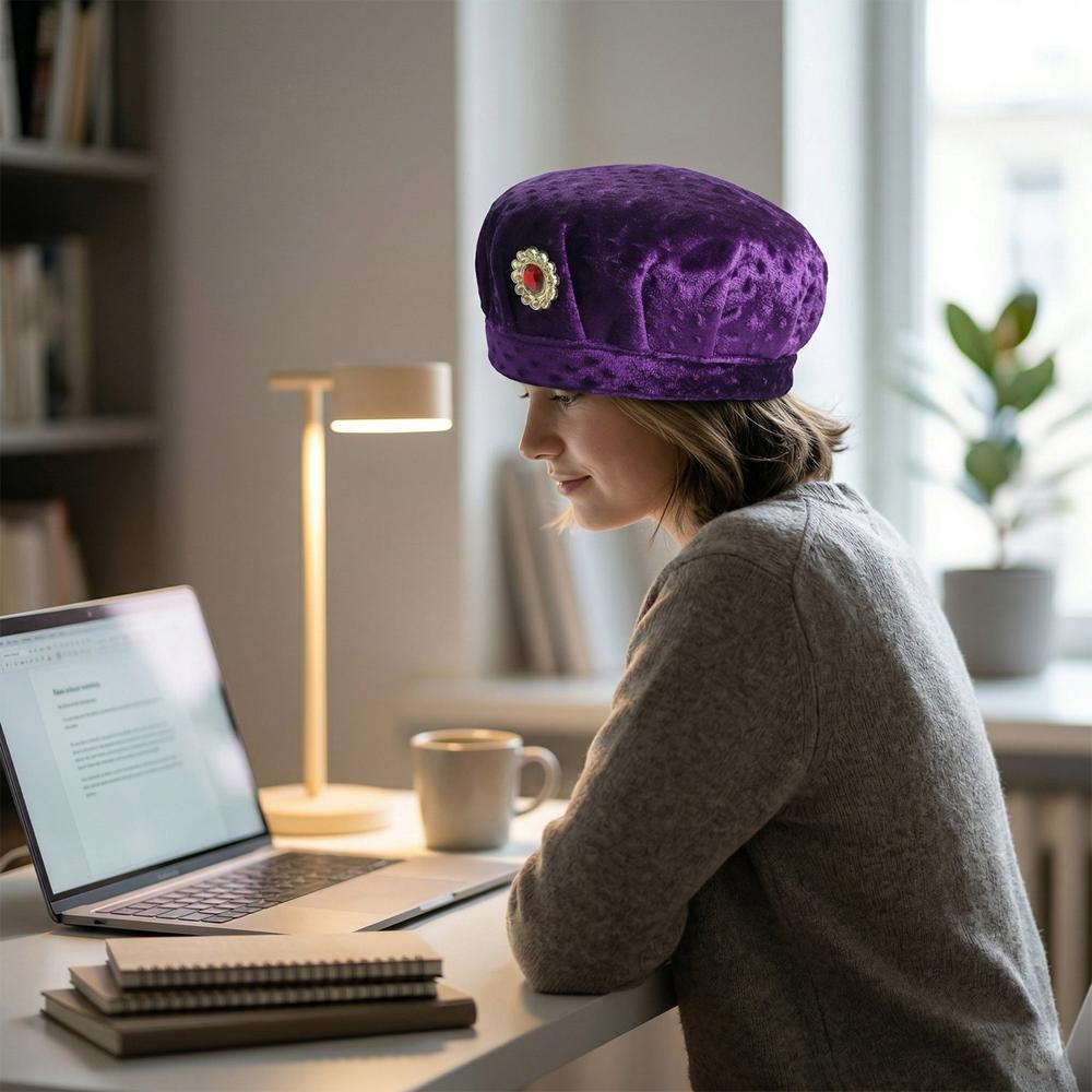 Premium Traditional Style Soft Velvet Cap (1 Pc)