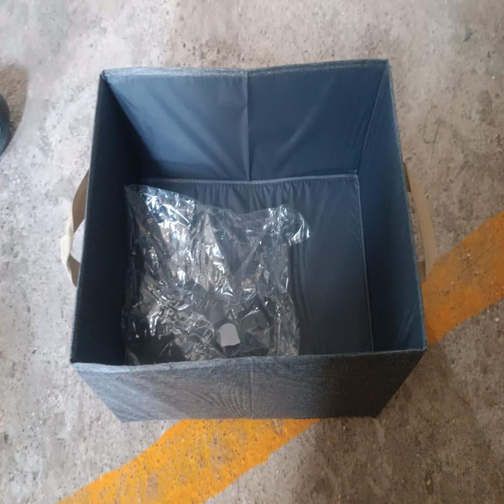 FOLDABLE CLOTH STORAGE BOX WITH HANDLES (4728 CM)