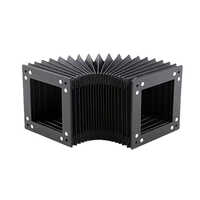 Square Bellow Cover - Color: Black