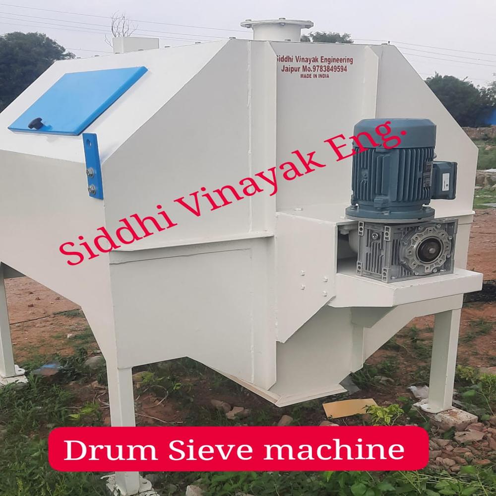 Mild Steel Drum Sieve Machine