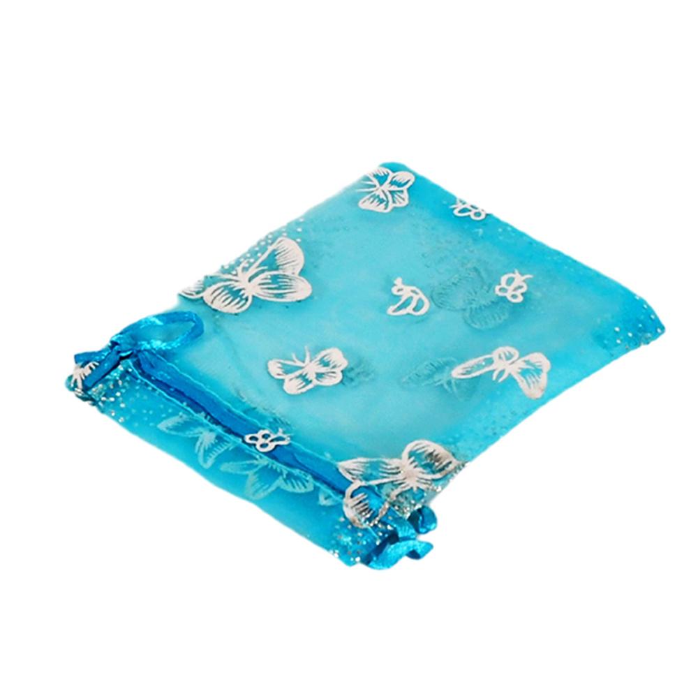 Organza Return Gift Bags Small Mesh Bags Drawstring Gift Bags Christmas Drawstring Organza Gift Bags, Wedding Party Festival Gift Bags, Jewellery Packing Pouch Dry Fruit Pouch 1012 Cm (100 Pcs Set)
