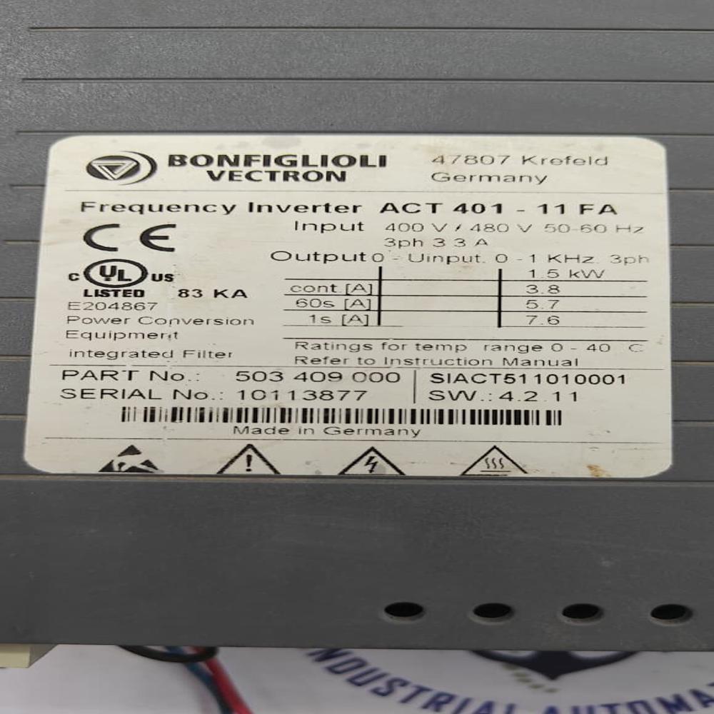 BONFIHLIOLI VECTRON ACT 401-11FA