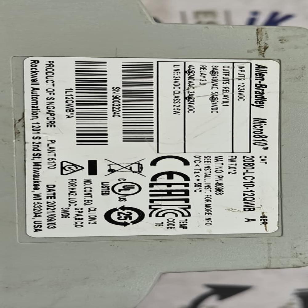 ALLEN BRADLEY 2080-LC10-12QWB