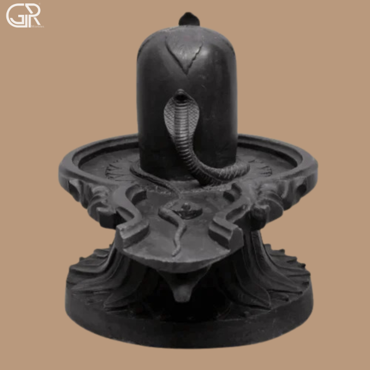 Black Marble Shivling,(Ht-2ft)