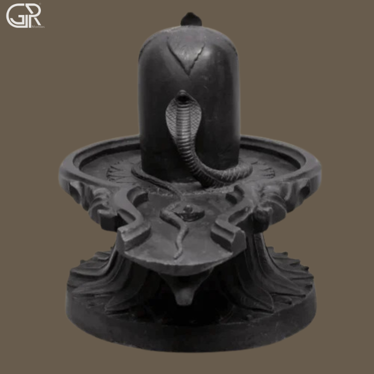 Black Marble Shivling,(Ht-2ft)
