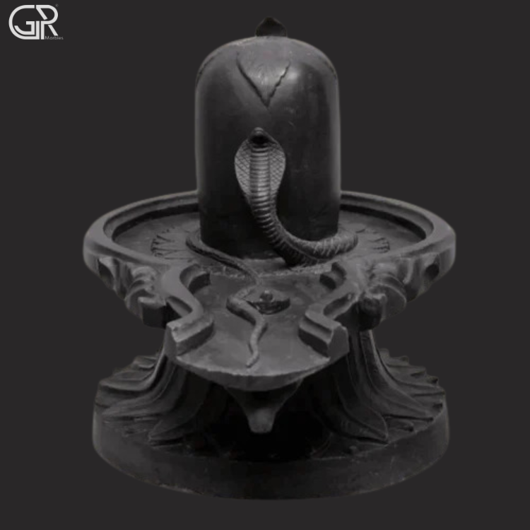 Black Marble Shivling,(Ht-2ft)