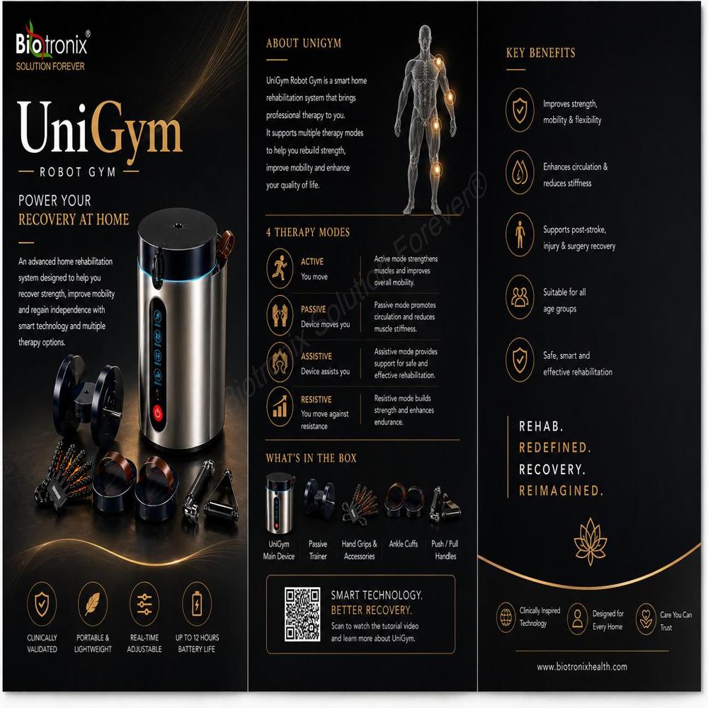 UniGym Robot Gym for Home Based Physiotherapy and Recovery