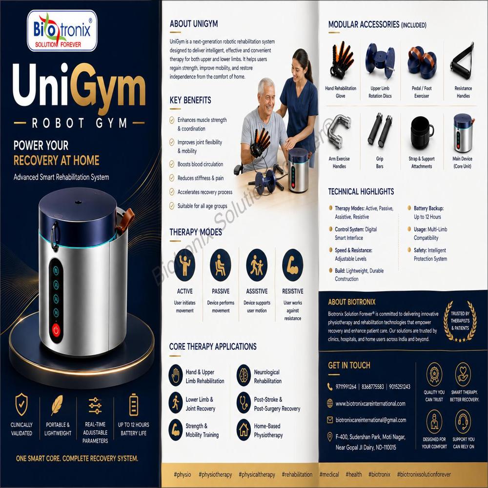 UniGym Intelligent Rehabilitation System for Arm and Leg Therapy