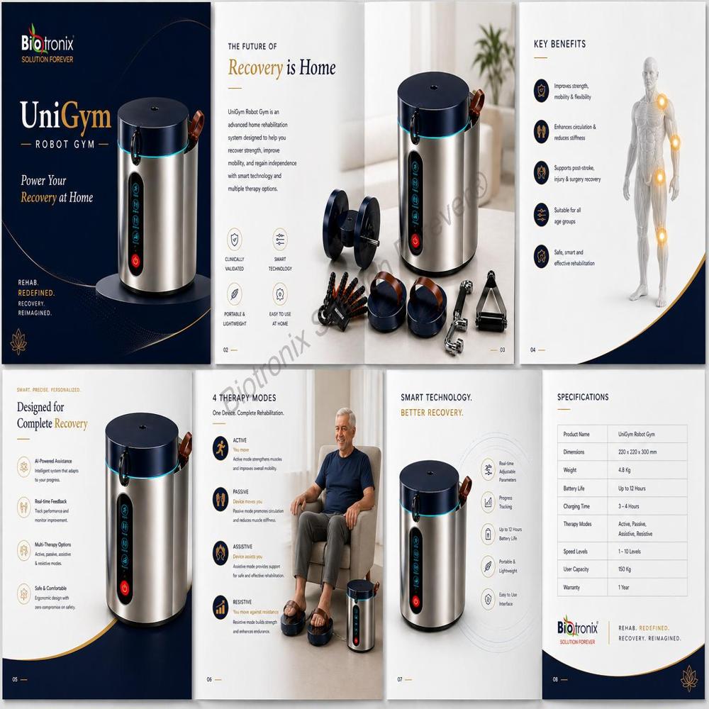 UniGym Intelligent Rehabilitation System for Arm and Leg Therapy