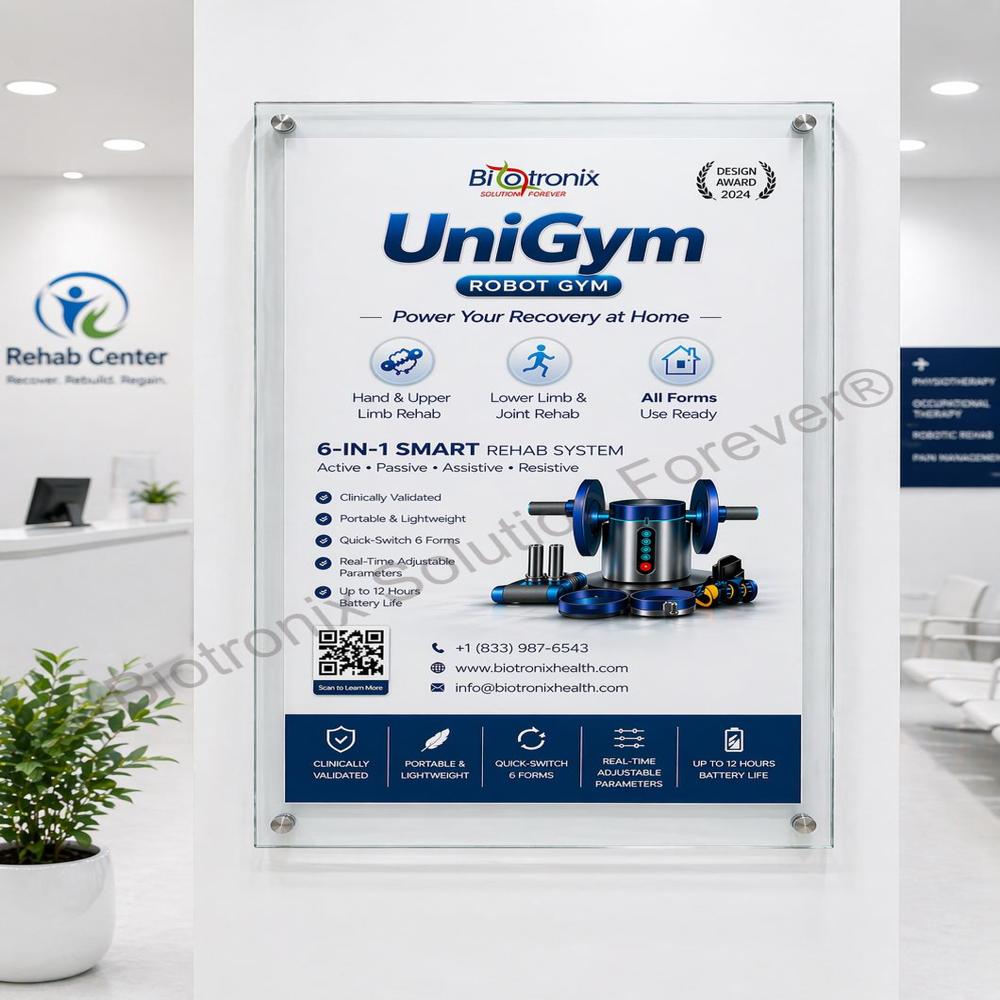 UniGym Robotic Exercise Therapy Device for Rehabilitation Training