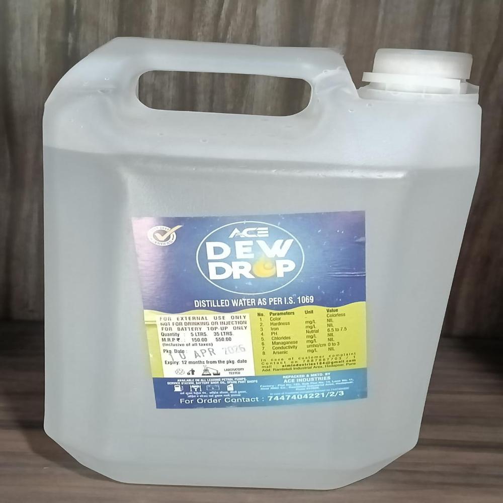 Distilled Battery Water 5 Ltr Can - Features: Commercial Vehicle
