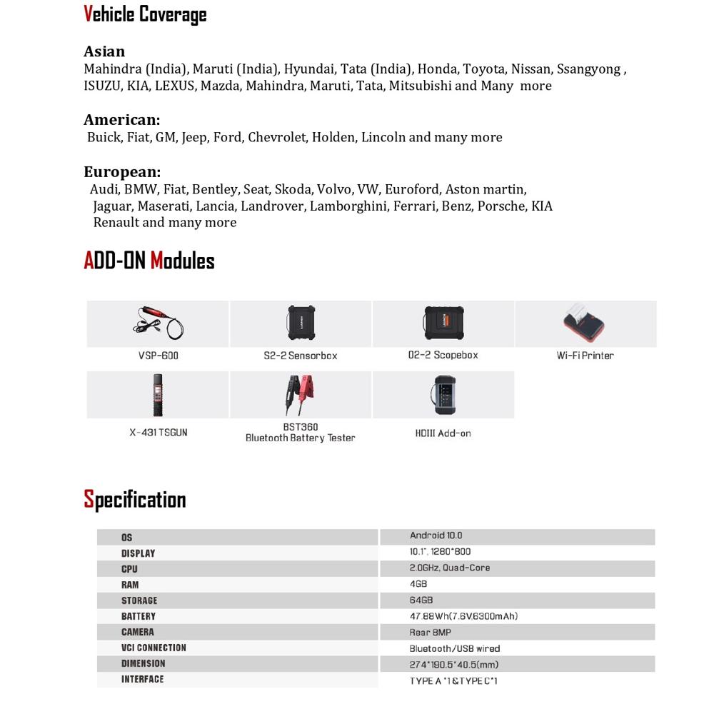 LAUNCH X431 PRO3 SE